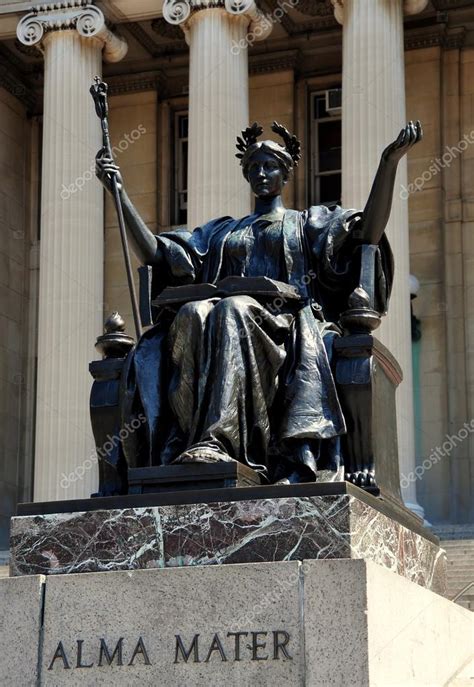 NYC: Alma Mater Statue at Columbia University — Stock Photo © LeeSnider ...