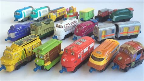 4 Chuggington Die Cast Stacktrack Zephie Hoot Toot Harrison - Unboxing ...