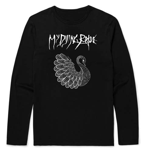 My Dying Bride Swans Black Longsleeve T-Shirt – Metal & Rock T-shirts ...