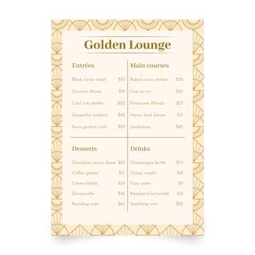 Free Vector | Flat design restaurant menu