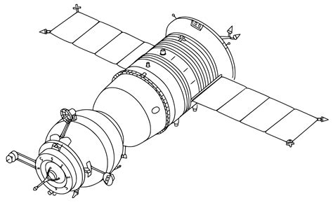 Hubble Space Telescope Drawing at GetDrawings | Free download