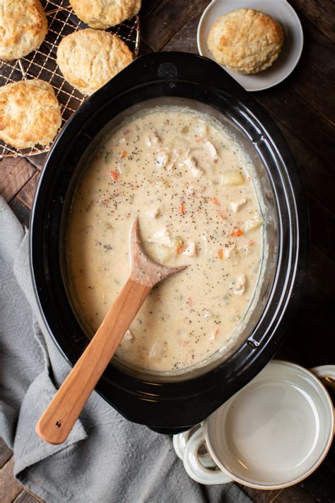 Crock Pot Chicken Pot Pie - The Magical Slow Cooker