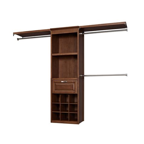 Shop allen + roth 8-ft Sable Wood Closet Kit at Lowes.com