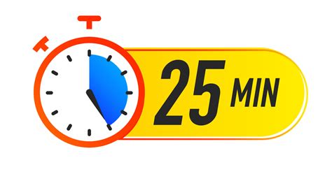 Timer vector icon 25 minutes vector colorful style 13211726 Vector Art at Vecteezy