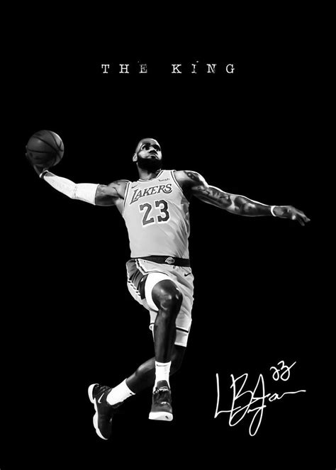 NBA Lebron James Lakers Poster | Etsy