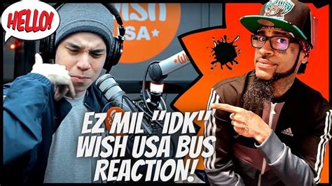 Ez Mil performs "Idk" LIVE on the Wish USA Bus REACTION | Idk ...