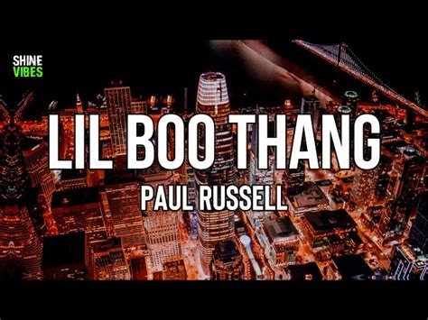 Music Downloader & Converter - Paul Russell - Lil Boo Thang (Lyrics) | You my lil' boo thang