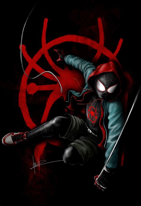 Miles Morales fan art by Emmanuel Andrade | Superhero wallpaper ...