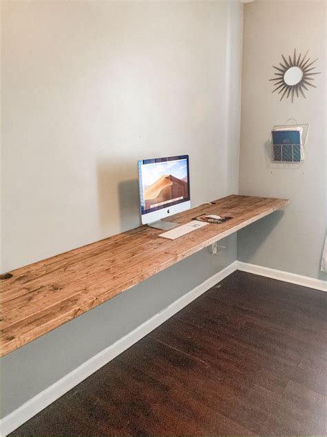 DIY Floating Desk Under $100 – SIMPLY SHEMWELL | Diy floating desk ...