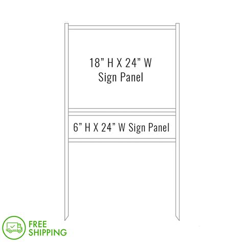 18" X 24" Steel Sign Frame 3 Pack - Apartment Print