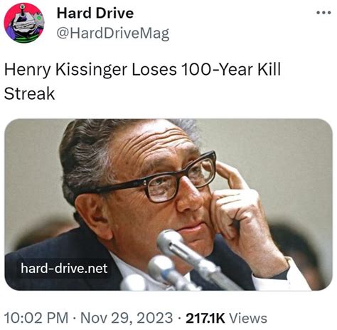 Henry Kissinger Loses 100-Year Kill Streak | Death of Henry Kissinger | Know Your Meme