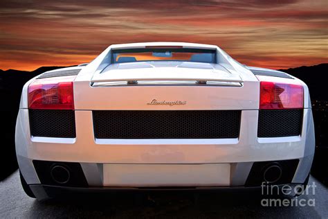 2004 Lamborghini Gallardo Rear View Photograph by Dave Koontz - Pixels