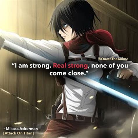 17+ Powerful Mikasa Ackerman Quotes (HQ Images) | Mikasa, Attack on titan, Attack on titan funny