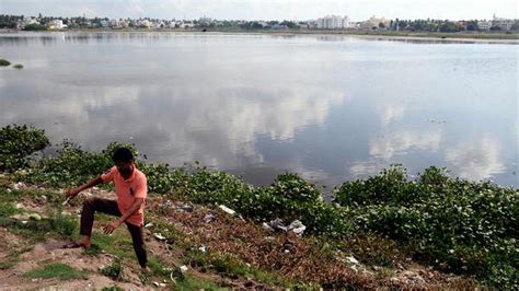 Clear encroachments at Sembakkam lake, demand residents - The Hindu