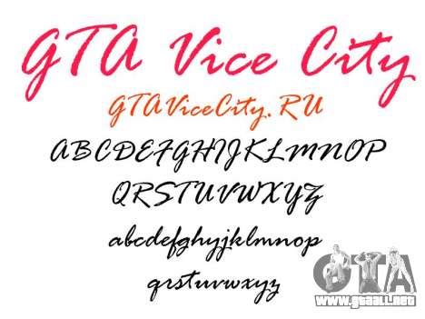 La fuente oficial para GTA Vice City para GTA Vice City