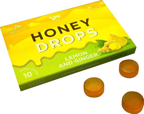 Honey Hard Candy - 100% Pure Honey Lemon & Ginger - ISOP