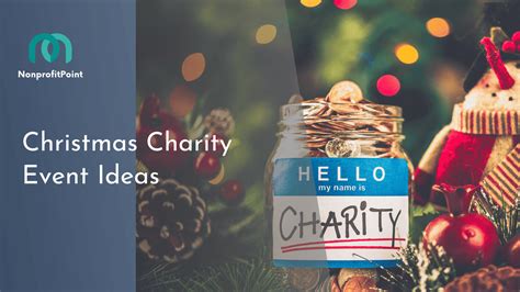 15 Unique Christmas Charity Event Ideas to Brighten Your Holiday Season | Nonprofit Point