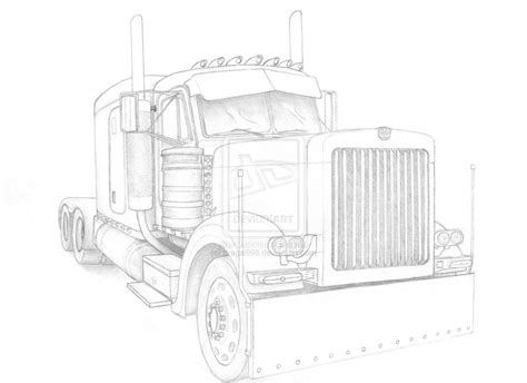 Optimus Prime Coloring Page Truck