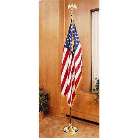 Buy American Indoor Set with 8 FT Wood Pole - Complete Presentation Set ...