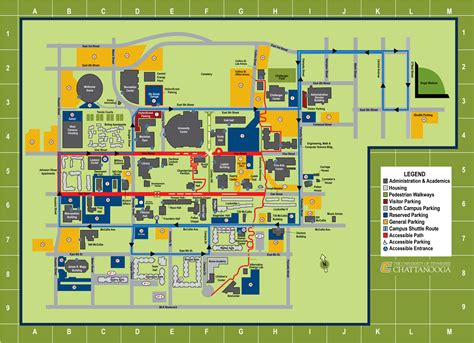 Tn Tech Campus Map