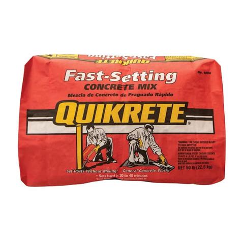 Quikrete 90 Concrete Mix 110190 The Home Depot, 50% OFF