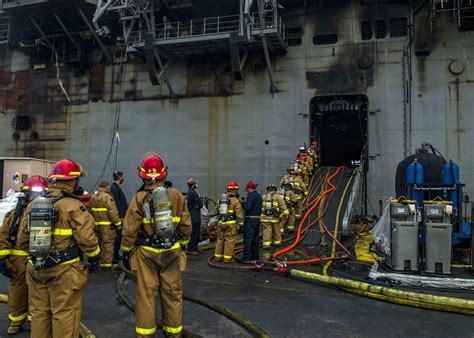 Navy says ship fire in San Diego is now out; cause unknown | The Daily ...