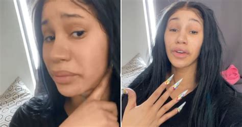 Cardi B enseña orgullosa cómo luce su cara sin maquillaje ni filtros: "Me siento cómoda en mi ...