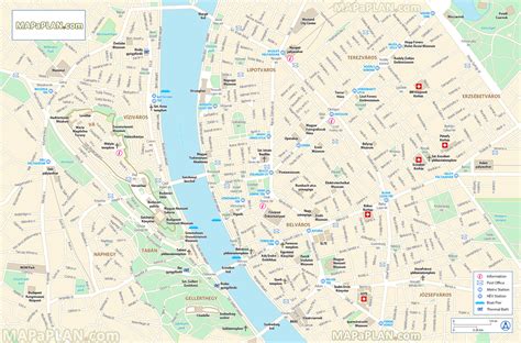 Budapest Map Monuments