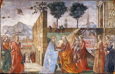 Domenico Ghirlandaio: De visitatie | bijbel en kunst