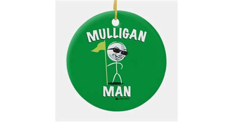 MULLIGAN MAN FUNNY GOLF ORNAMENT | Zazzle