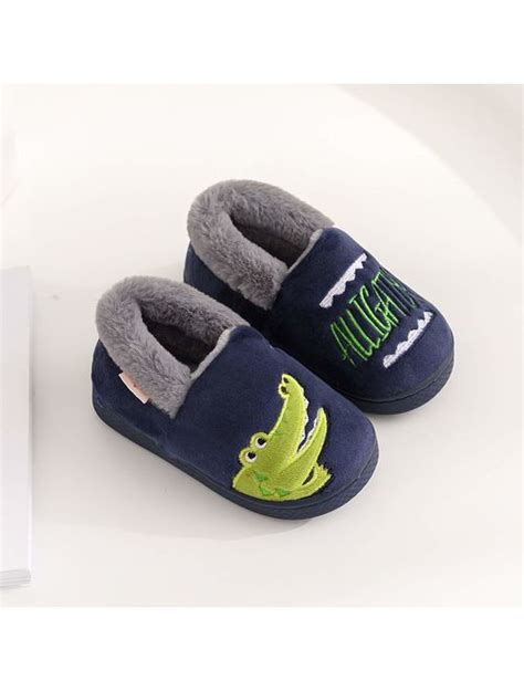 Buy Ainikas Toddler Boys Girls Slippers Fluffy Little Kids House ...