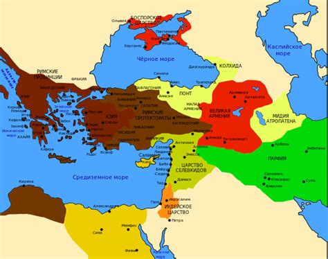 Kingdom of Bosporus in I century BC. (Now Crimea) | Roman province, Map, Historical