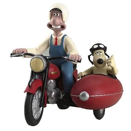 Wallace & Gromit Side Car Statue - Leblon-Delienne - Wallace and Gromit - Statues at ...