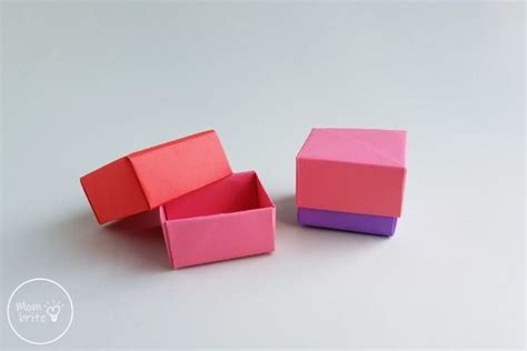 How to Make an Origami Box with Lid | Mombrite