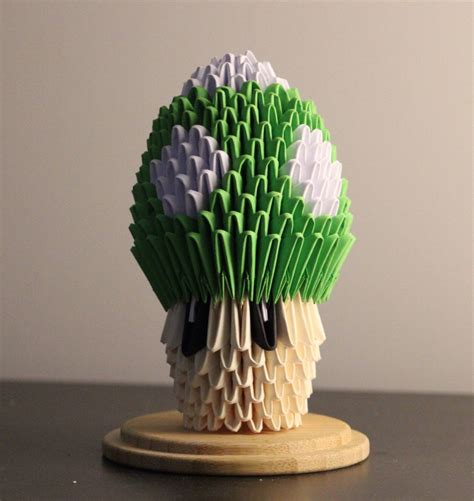 3D Origami 1-up Mushroom, Storage Container, Home Decor - Etsy