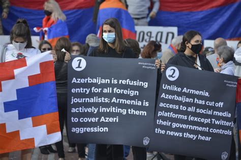 New England Armenian-Americans Protest Azerbaijan Attack on Homeland ...