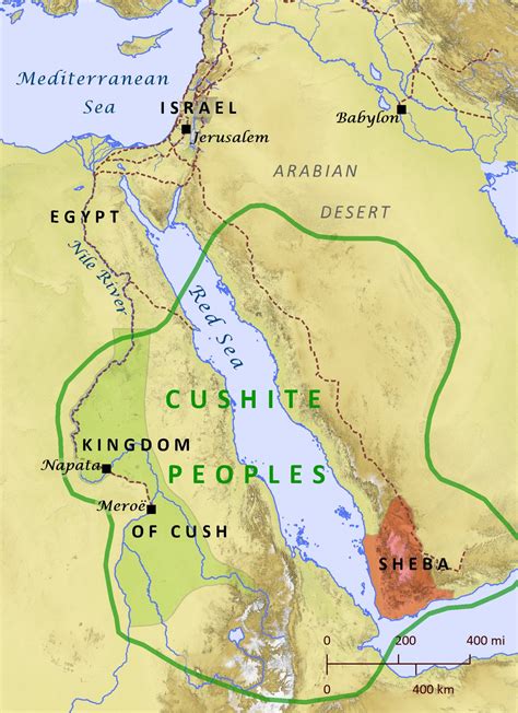 Sheba and Cush – Bible Mapper Atlas