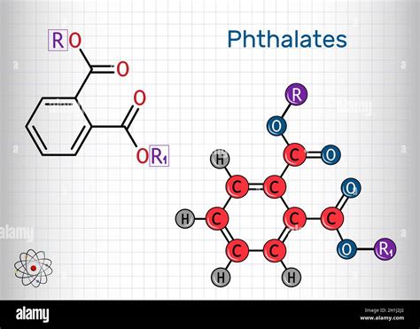 Phthalates (orthophthalate)molecule. It is phthalate esters, esters of phthalic acid. Structural ...