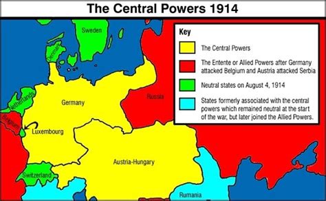 WWI Newspaper: Central Powers During WWI