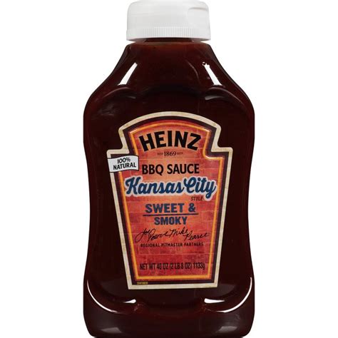 Heinz Kansas City Style Sweet & Smoky BBQ Sauce, 40 oz Bottle Reviews 2020