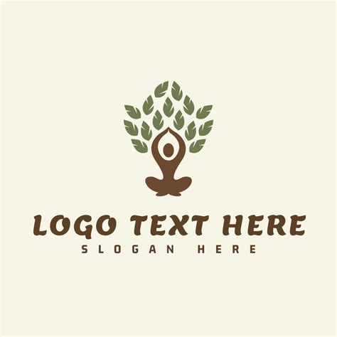 Spiritual Yoga Tree Logo | BrandCrowd Logo Maker