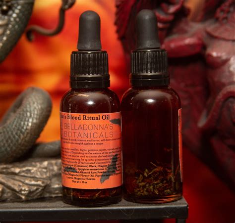 Bats Blood Ritual Oil – Belladonna's Botanicals