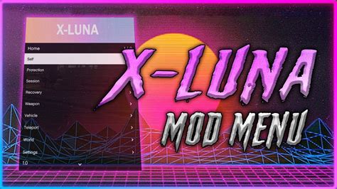 GTA 5 ONLINE MOD MENU | X-Luna Mod Menu | Download free for Pc | 2021 ...