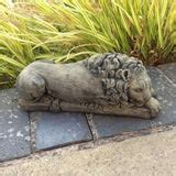 STONE GARDEN PAIR OF CANOVA CHATSWORTH LIONS ORNAMENTS STATUES – Ferney ...