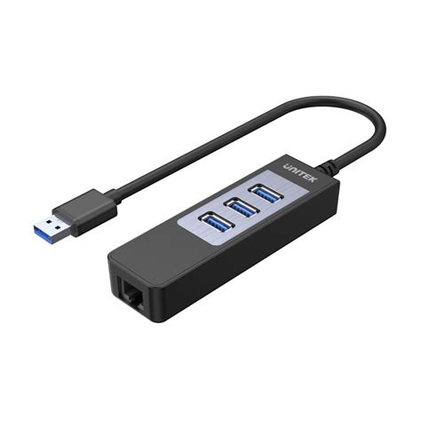 4-in-1 USB 3.0 Ethernet Hub