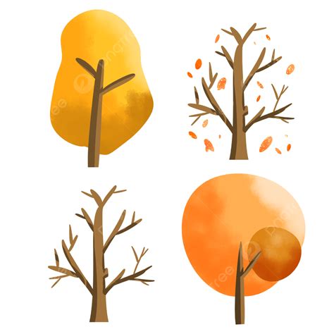 Autumn Apple Tree Clipart Vector, Tree Illustration Autumn, Tree On Autumn, Tree, Twig PNG Image ...