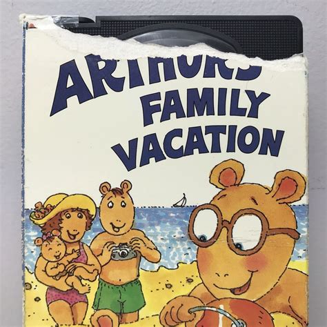 Arthur Family Vacation VHS Video Tape PBS Kids VTG Label BUY 2 GET 1 ...