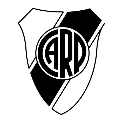 Club Atletico River Plate Logo Black and White (1) – Brands Logos