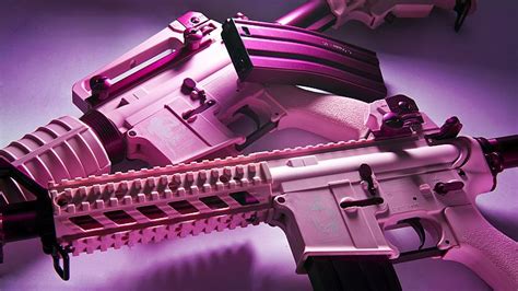 women, rifles, guns, pink, airsoft - Free Wallpaper / WallpaperJam.com