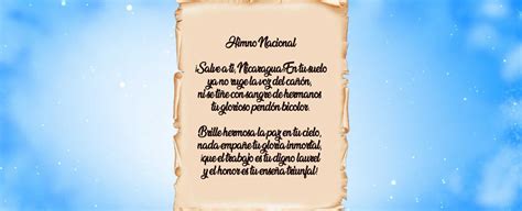 Conoce algunas curiosidades sobre el Himno Nacional de Nicaragua